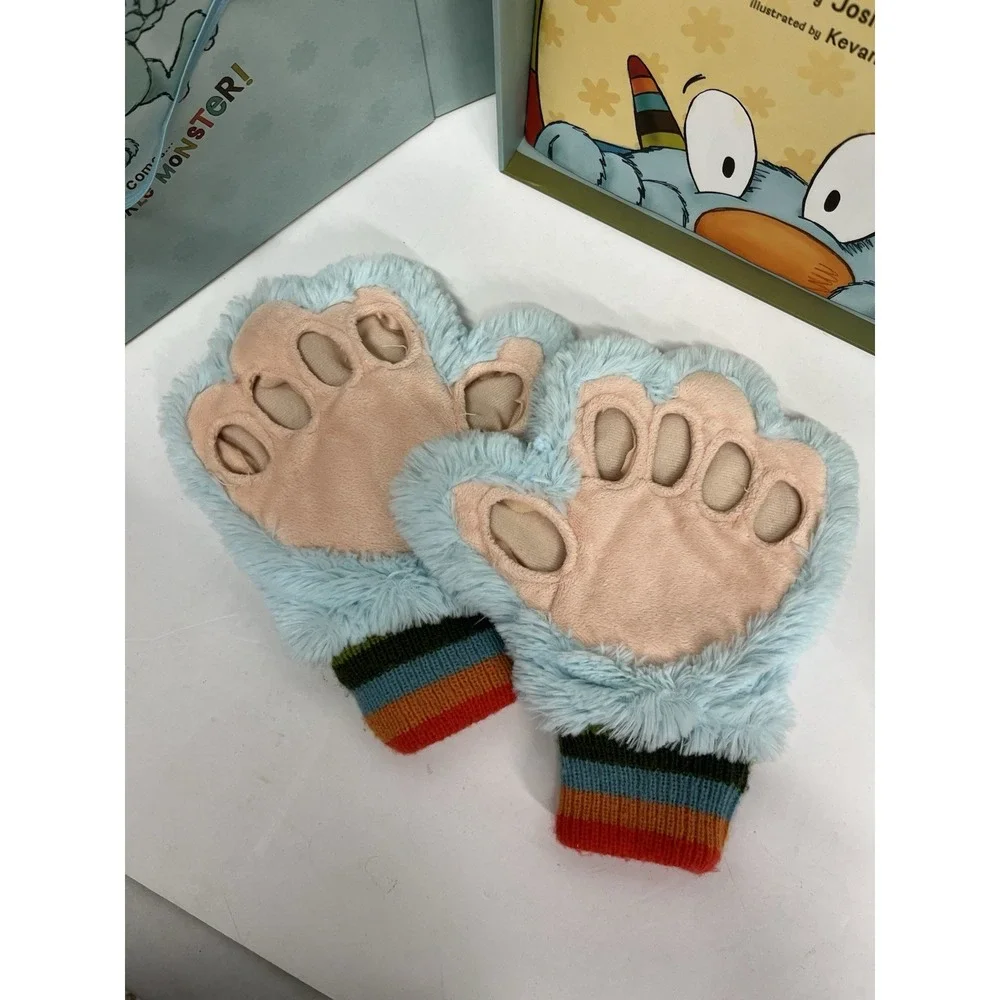Tickle Monster Laughter Kit Book Set /w Tickle Mitts By Josie Bissett